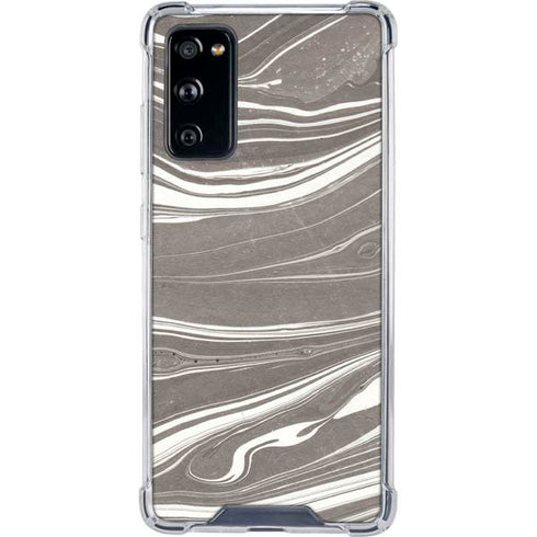 Grey Marble Galaxy S20 FE Clear Case